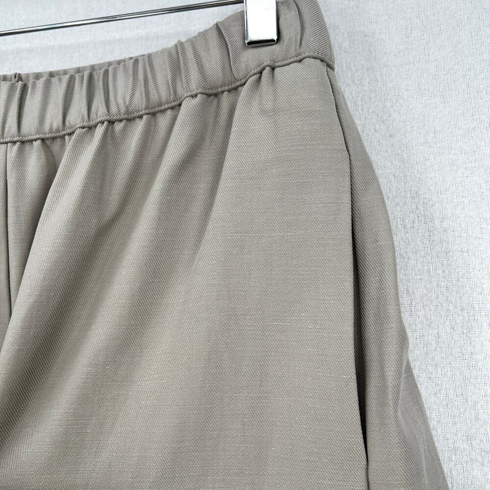 ENZA COSTA Twill Flight Pant Women Small Limestone Utility Pull On High Rise NEW - Picture 9 of 15